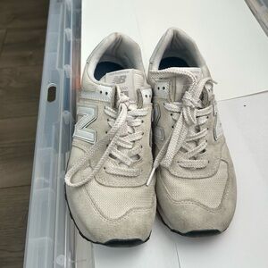 New Balance Off-White Athletic Shoes